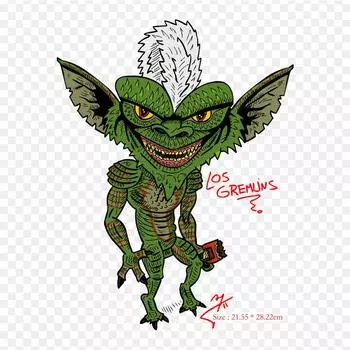 Виниловые нашивки Bloop Monster с термопереносной печатью, наклейки для одежды, аппликации «сделай сам», моющиеся нашивки