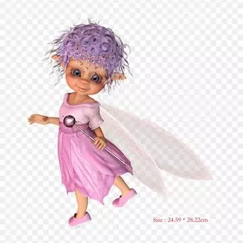 Виниловые нашивки с феей пикси, термопереносная печать, наклейки для одежды, аппликации «сделай сам», моющиеся нашивки