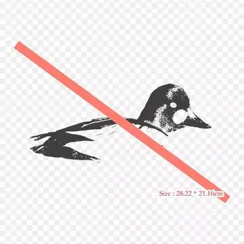 Виниловые нашивки с клювом кряквы, термопереносная печать, наклейки для одежды, аппликации «сделай сам», моющиеся нашивки