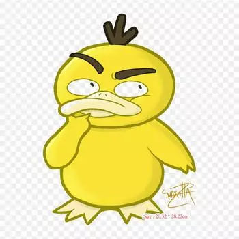 Виниловые нашивки с клювом Psyduck, термопереносная печать, наклейки для одежды, аппликации «сделай сам», моющиеся нашивки