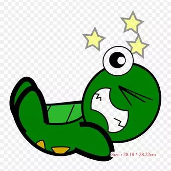 Виниловые нашивки с мультяшной рептилией, термопереносная печать, наклейки для одежды, аппликации «сделай сам», моющиеся нашивки