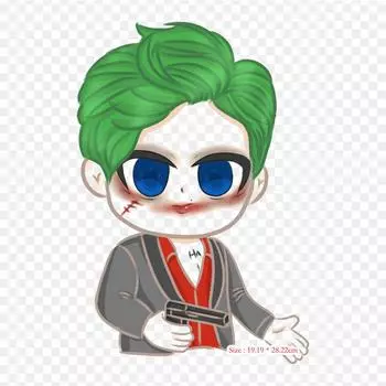 Виниловые нашивки с мультяшным клоуном, термопереносная печать, наклейки для одежды, аппликации «сделай сам», моющиеся нашивки