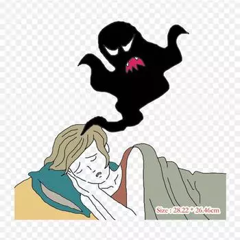 Виниловые нашивки с мультяшным смыслом мечты, термопереносная печать, наклейка для одежды, аппликации «сделай сам», моющиеся нашивки