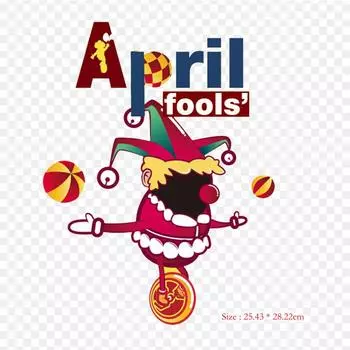 Виниловые нашивки с мультяшным жонглированием, цирковым утюгом и термопереносной печатью, наклейки для одежды, аппликации «сделай сам», моющиеся нашивки