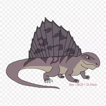 Виниловые нашивки с мультяшными хищниками, охотниками на динозавров, термопечать, термопечать, наклейки для одежды, аппликации «сделай сам», моющиеся нашивки