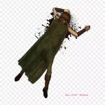 Виниловые нашивки с принтом Dead Bodies Cadaver Death Iron on Heat Transfer, наклейки для одежды, аппликации «сделай сам», моющиеся нашивки