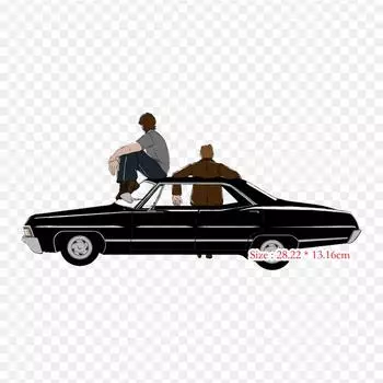 Виниловые нашивки с принтом Дина Винчестера, Сэма Винчестера, Кастиэля, термопечать, наклейки для одежды, аппликации «сделай сам», моющиеся нашивки