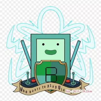 Виниловые нашивки с принтом «Финн, человек-бимо», термопереносная печать, наклейки для одежды, аппликации «сделай сам», моющиеся нашивки