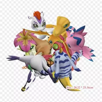 Виниловые нашивки с принтом Мими Тачикава Digimon, термопечать, наклейки для одежды, аппликации «сделай сам», моющиеся нашивки