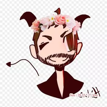 Виниловые нашивки с принтом Венди, термопереносная наклейка для одежды, аппликации «сделай сам», моющиеся нашивки