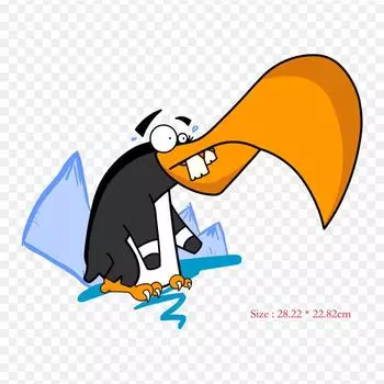 Виниловые нашивки с рисунком Гамбола Уоттерсона, птица, термопереносная печать, наклейки для одежды, аппликации «сделай сам», моющиеся нашивки