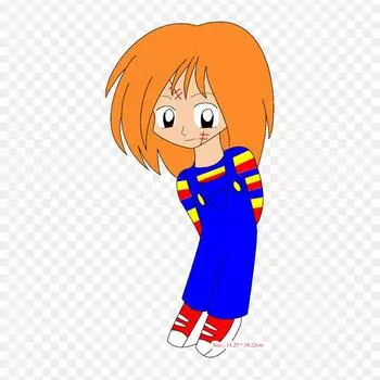 Виниловые нашивки с термопереносной печатью «Чаки Чиби», наклейки для одежды, аппликации «сделай сам», моющиеся нашивки