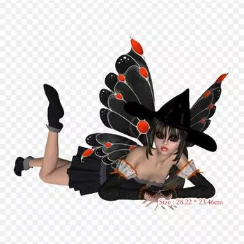 Виниловые нашивки с термопереносной печатью Fairy Animaatio, наклейки для одежды, аппликации «сделай сам», моющиеся нашивки