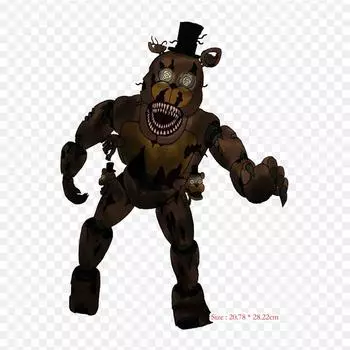 Виниловые нашивки с термопереносной печатью из мультфильма Five Nights At Freddy s, наклейки для одежды, аппликации «сделай сам», моющиеся нашивки