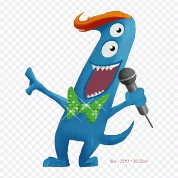 Виниловые нашивки с термопереносной печатью из мультфильма Мордехай, наклейки для одежды, сделай сам, аппликации, моющиеся нашивки