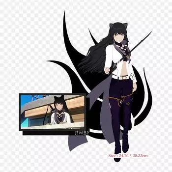 Виниловые нашивки с термопереносной печатью из мультфильма Блейк Белладонна, наклейки для одежды, аппликации «сделай сам», моющиеся нашивки