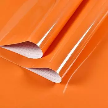 Виниловые Обои Однотонные Блестящие Самоклеящиеся Декор Сделай Сам Наклейки на Стену Кухонный Шкаф Холодильник Рабочий Стол Современная Пленка 1mx40cm