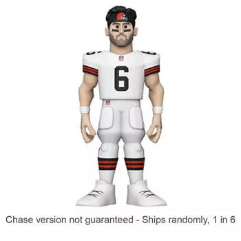 Виниловые золотые чехлы NFL Browns Baker Mayfield 5 дюймов поставляются 1 из 6