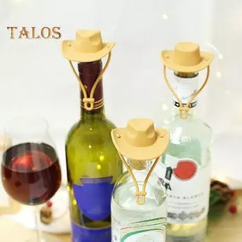 Винная пробка ковбойская силиконовая бутылочная пробка герметичная полка для демонстрации бутылок мексиканская тематическая винная пробка подарок для любителей вина кофейный