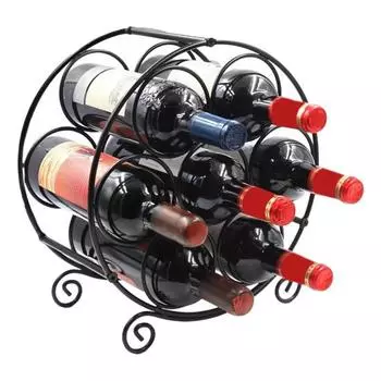 Винная стойка держатель для столешницы для хранения красного и белого цветов отдельно стоящая металлическая современная столешница