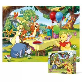 Винни Пух - Время пикника (негабаритный) Пазл Disney Animation 300 деталей, популярный корейский пазл