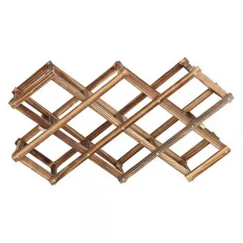 Винный шкаф складной элегантный большой емкости деревянный винный шкаф для 10 бутылок вина