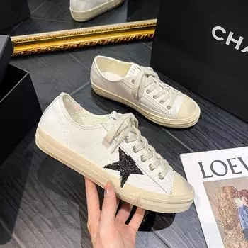 Виноградная мать та же Интернет знаменитость ретро грязные туфли повседневные старые звезды маленькие грязные туфли женские универсальные парусиновые туфли обувь для доски 34