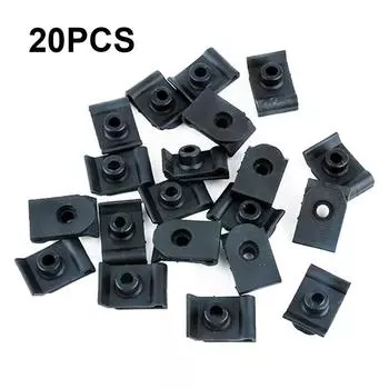 Винт 1/4 дюйма, U-образная гайка, переднее крыло, ширина 19 мм, длина 29 мм