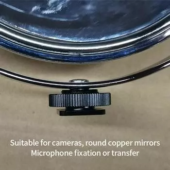 Винт для преобразования башмака 1/4 M6 в 5/8 дюйма Микрофон заполняющий свет фотография A