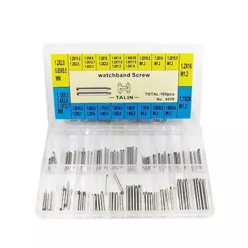 Винт для ремешка для часов из нержавеющей стали 20 размеров Винт для ремешка для часов Аксессуары для часов Rolex Ремешок для часов