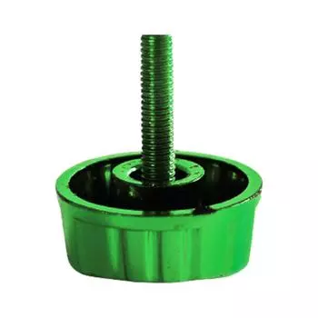 Винт для ручки рыболовной спиннинговой катушки, колпачки для винтов ручки рыболовной катушки, полуметаллическая гайка ручки рыболовной катушки зелёный