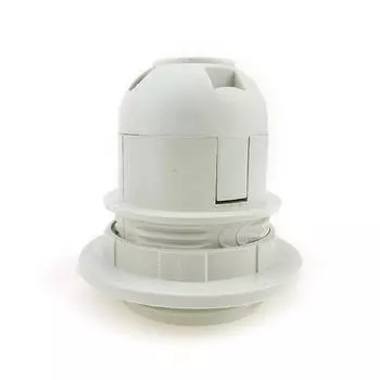 Винт Es E27 M10 Лампочка Держатель лампы Подвесной патрон Абажур Воротник E27 белый