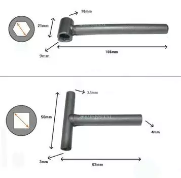 Винт клапана двигателя скутера мотоцикла, регулировочный гаечный ключ, инструмент для GY6 50 150cc