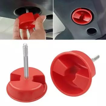 Винт крепления ручки верхней панели жесткой крыши для Jeep Wrangler JK 2dr и Unlimited 4dr 2007-2019 1CJ57DX9AC красный