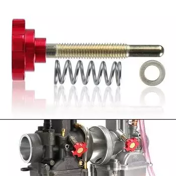 Винт регулировки холостого хода воздушно-топливной смеси Красный винт карбюратора мотоцикла