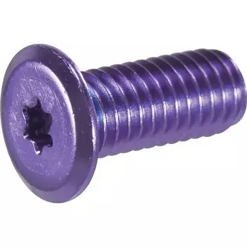 Винт с шестигранной головкой TRUSCO Hexlobe Ultra Low, алюминий, анодированный, фиолетовый, M5 x 20, 4 шт., B193-0520