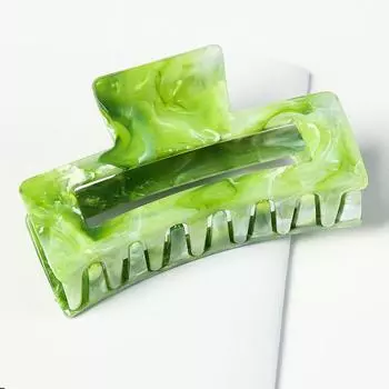 Vintage 8.5cm Hair Clips Geometric Shape Hollow Out Colorful Print Women Claw Clip Girls Hair Accessories New Glossy Hair Claw