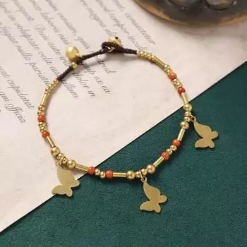 Vintage exotic style woven bracelet niche design Tibetan hand rope women s bracelet accessories