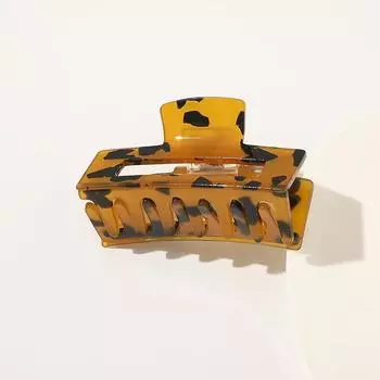 Vintage Hair Clips Women Claw Clip Simplicity Colorful Leopard Print Hair Clip Crab for Hair Girls Hairclip Hair Accessories