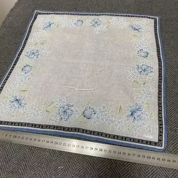 Vintage Made in Japan Ancient Square Scarf Pure Cotton Sweat-Absorbent Handkerchief Vintage Art Fashion Scarf Scarf Can Be Mounting 5995