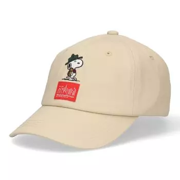 Vintage Peanuts Collaboration Snoopy Cap Hat VINTAGE PEANUTS Collaboration [Manhattan Portage] (Beige)