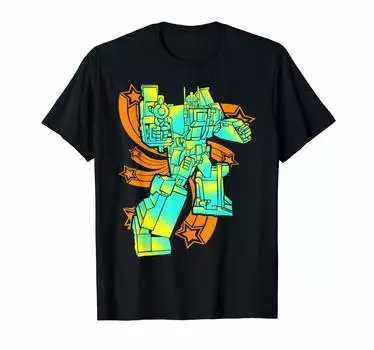 Vintage Retro Toy Robot Funny Robotics Gift - T-shirt чёрный