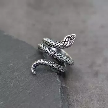 Vintage ring Trend punk opening Adjustable ring Men s and women s old ring Versatile accessories