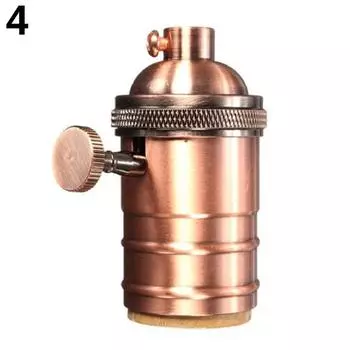 Винтажный патрон для лампы, Е26, Е27 With On/off