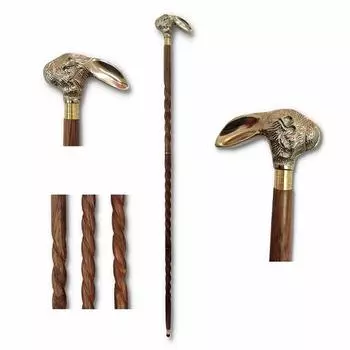 Трость для ходьбы с ручкой в виде головы кролика, модель «Принц», для личного пользования, фантастический/любовный подарок и хорошие предметы коллекционирования