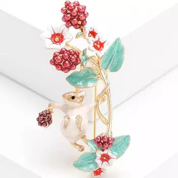 Винтажная эмалевая брошь-цветок булавка золотые броши свадебные украшения для вечеринок подарки на лацкан