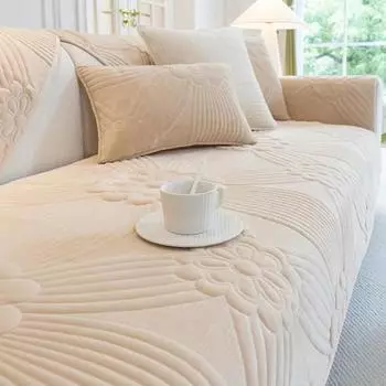 Винтажная бархатная подушка для дивана из молочного бархата для гостиной, плюшевый чехол для дивана, осенне-зимний всесезонный универсальный чехол для дивана, тканевый чехол для сиденья Pillowcase 30x50cm