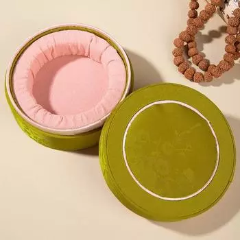 Винтажная бархатная шкатулка для украшений, роскошная шкатулка для хранения ожерелья и колец, вышивка, браслет, шкатулка для женщин Style 3