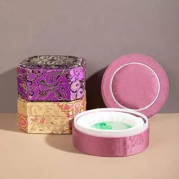 Винтажная бархатная шкатулка для украшений, витрина для украшений, кулон, ожерелье, кольцо, хранение для женщин Style 3