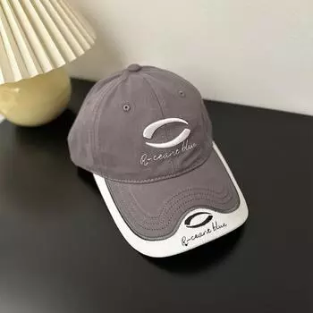 Винтажная бейсболка Millennium Унисекс Кепка с утиным козырьком Стиль колор-блок Уличная одежда Персонализированная шляпа для мужчин и женщин